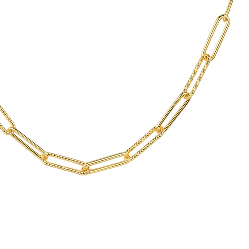 Twist Link Chain Necklace